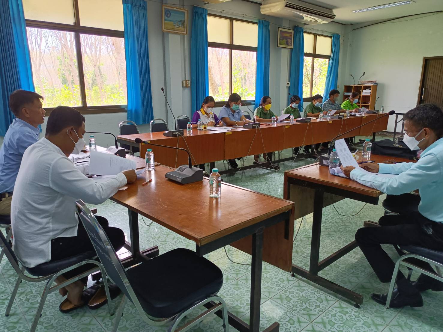 ประชุมคณะอนุกรรมการสนับสนุนการจัดบริการดูแลระยะยาวสำหรับผู้สูงอายุที่มีภาวะเพิ่งพิ่งตำบลปันแต